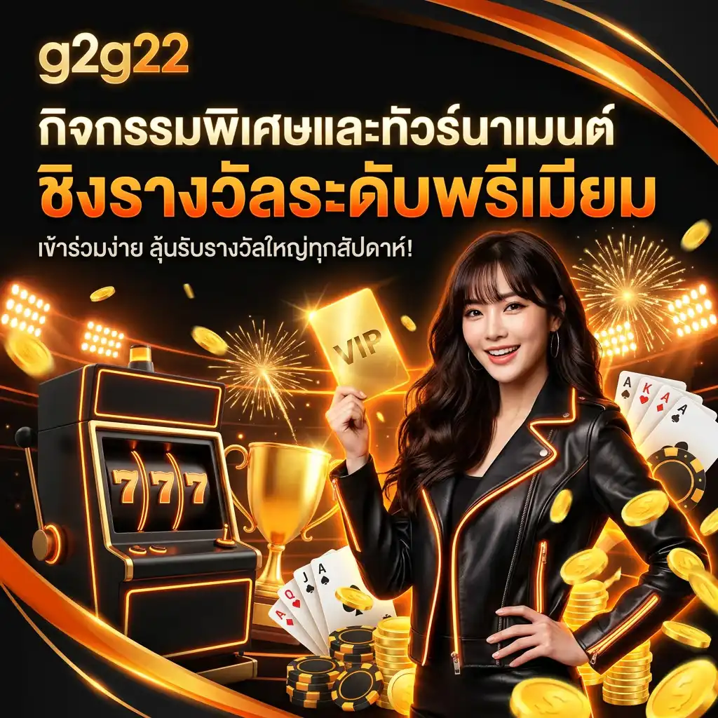 กิจกรรมพิเศษและทัวร์นาเมนต์ ชิงรางวัลระดับพรีเมียม g2g22