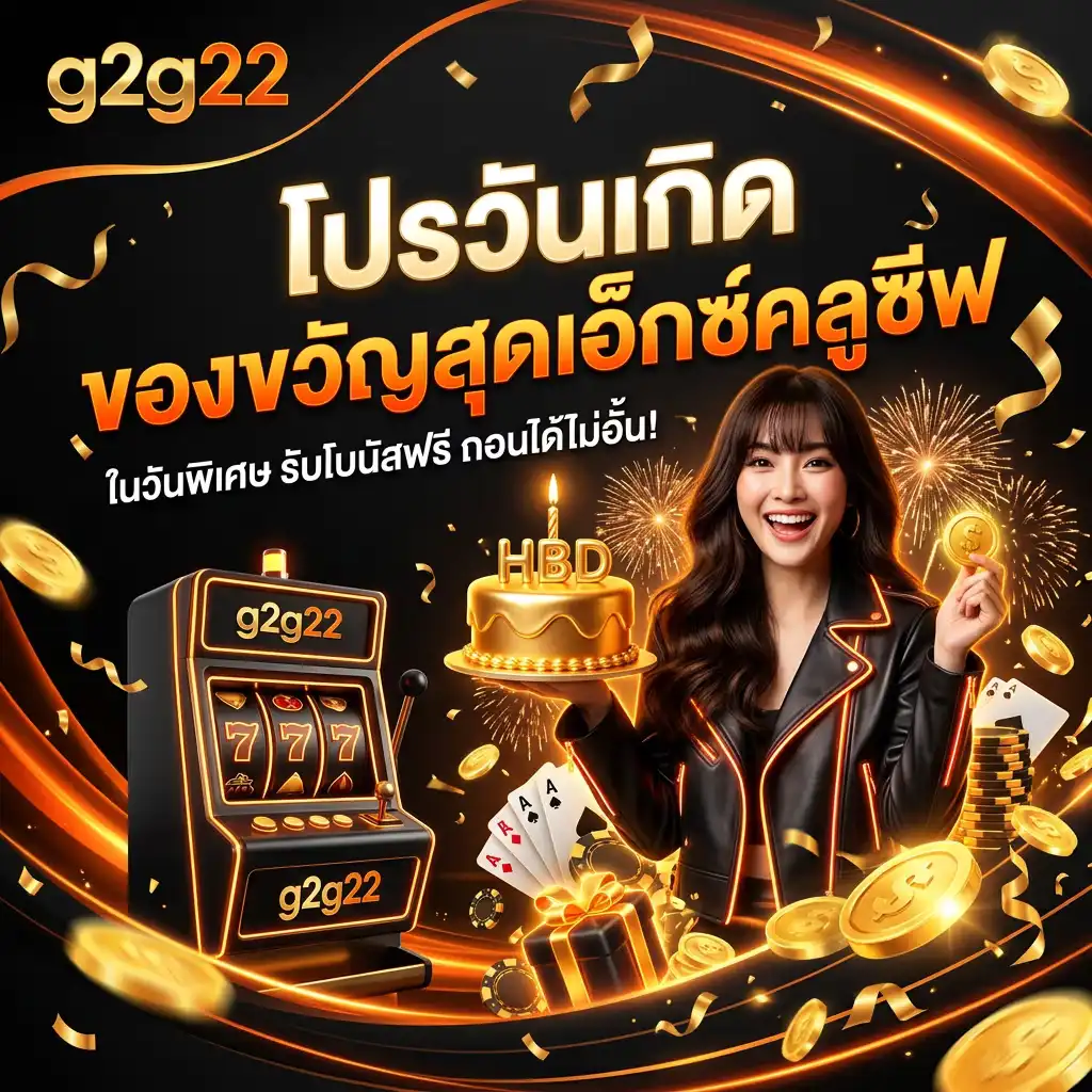 โปรวันเกิด ของขวัญสุดเอ็กซ์คลูซีฟในวันพิเศษ g2g22