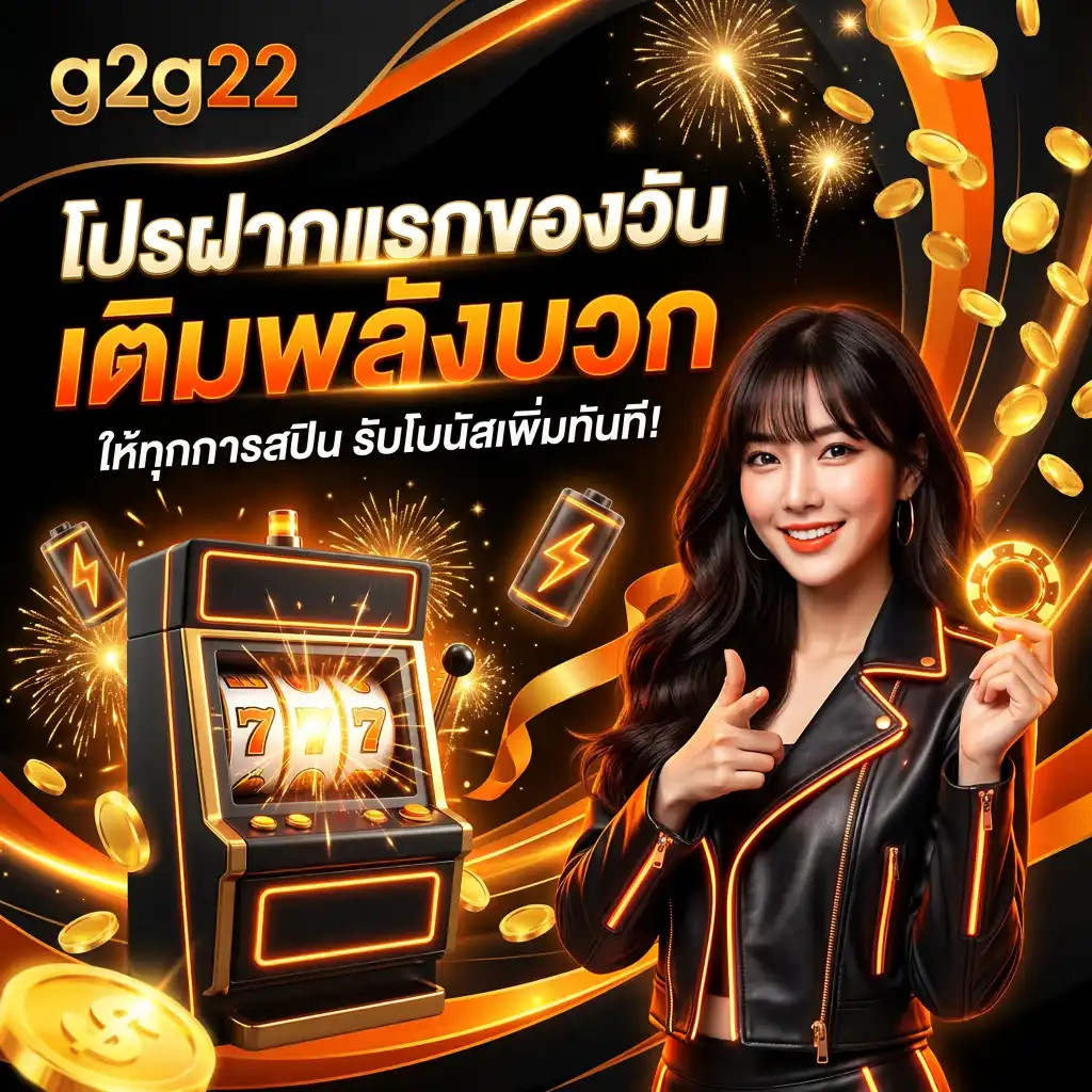 โปรโมชั่น ฝากแรกของวัน เติมพลังบวกให้ทุกการสปิน