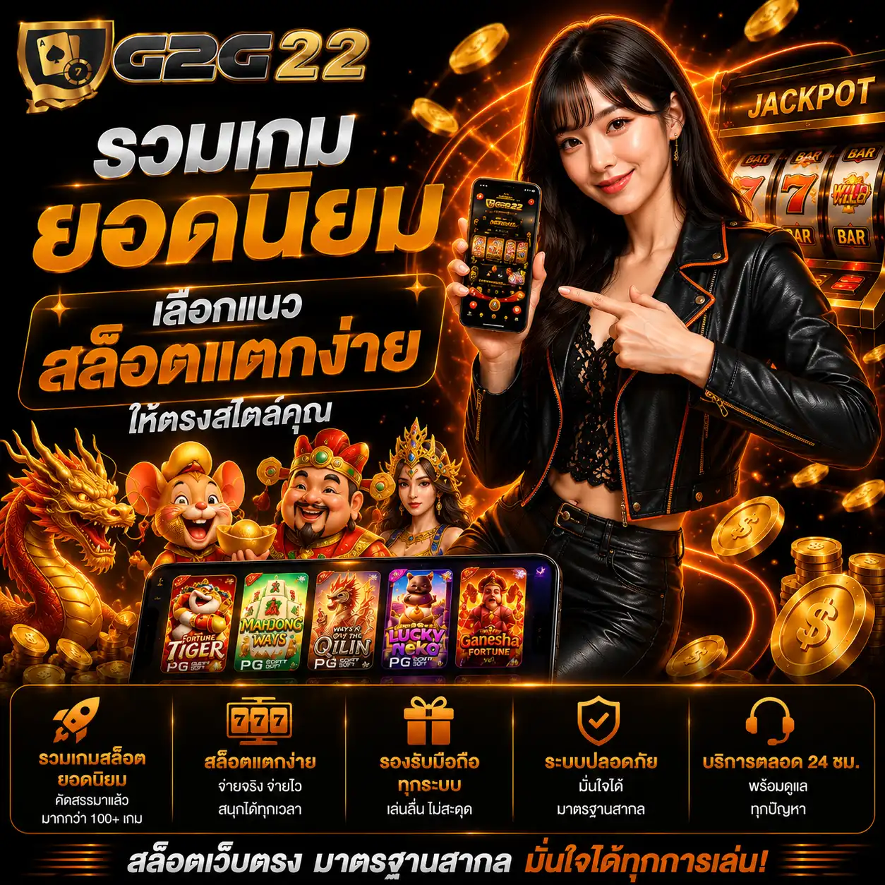 g2g22 รวมเกมยอดนิยม เลือกแนว สล็อตแตกง่าย ให้ตรงสไตล์คุณ