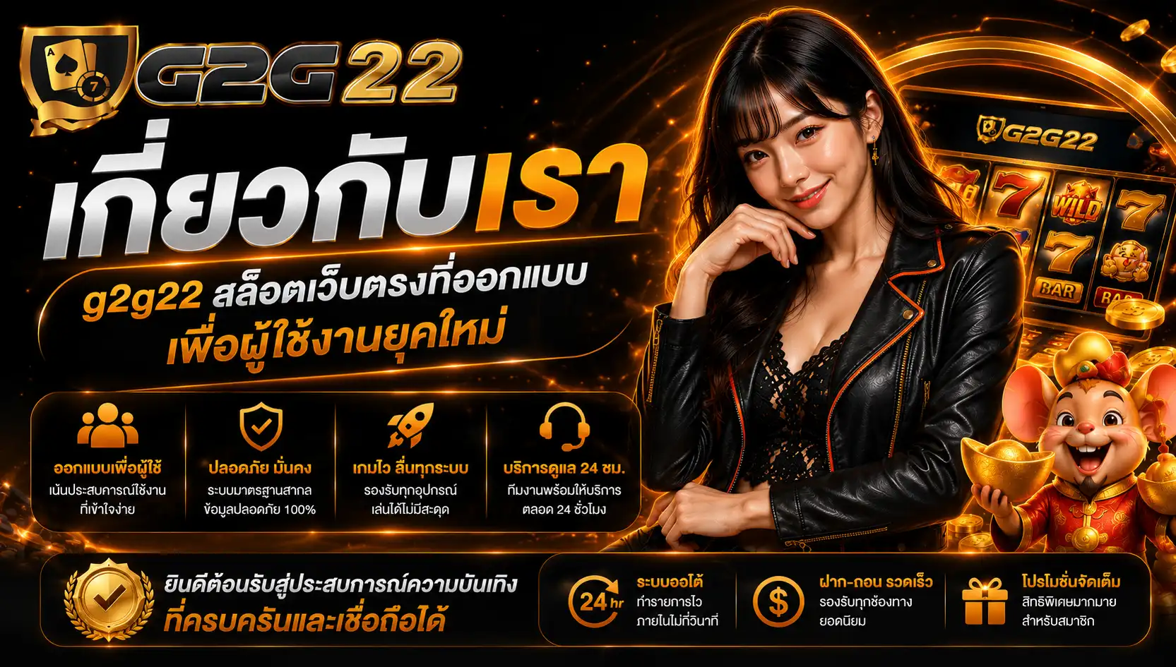 เกี่ยวกับเรา g2g22 สล็อตเว็บตรงที่ออกแบบเพื่อผู้ใช้งานยุคใหม่